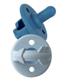 Itzy Ritzy Sweetie Soother Pacifier Set- Blue Arrows- FINAL SALE