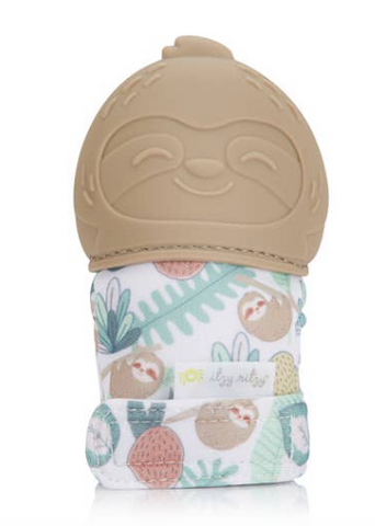 Itzy Ritzy Teething Mitt- Sloth