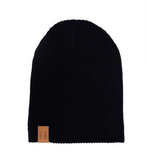 Beau Hudson Black Knit Beanie- FINAL SALE