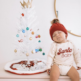 Tenth and Pine Long Sleeve Bodysuit-  Santa Baby- FINAL SALE