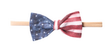 Copper Pearl Bowtie Nylon Bow- Patriot