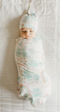 Copper Pearl Knit Swaddle Blanket- Whimsy