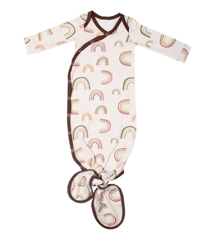 Newborn Knotted Gown- Kona