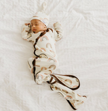 Newborn Knotted Gown- Kona