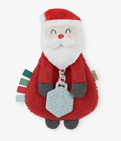 Holiday Santa Itzy Lovey™ Plush + Teether Toy