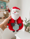 Holiday Santa Itzy Lovey™ Plush + Teether Toy