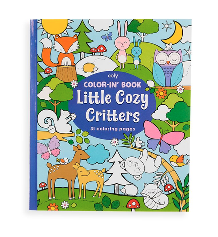 Color-in' Book- Little Cozy Critters