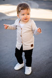 Beau Hudson Signature Cardigan- Latte