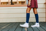 Navy Knee High Socks