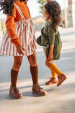 Chocolate Knee High Socks