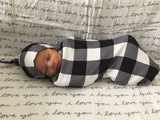 Itzy Ritzy Cutie Cocoon Matching Cocoon & Hat Set- FINAL SALE