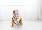 Copper Pearl Single Bandana Bib - Dot