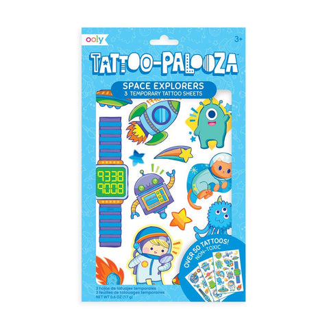 Tattoo Palooza Temporary Tattoo- Space Explorer