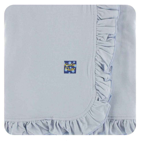 Kickee Pants Double Layer Throw Blanket in Dew