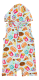 Junk Food Hooded Shortie Tank Romper- Final Sale