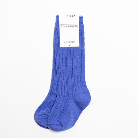 Periwinkle Knee High Socks