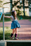 Plum Knee High Socks