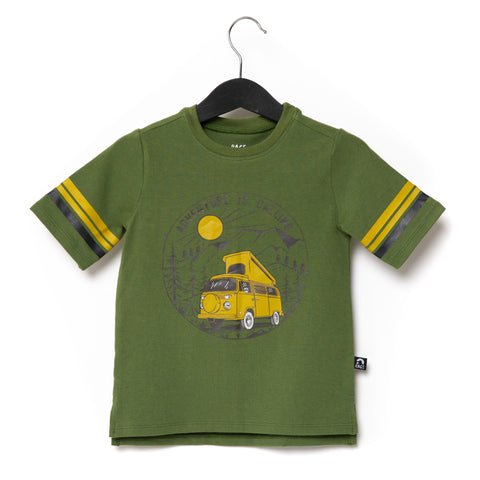 Retro Short Sleeve Kids Tee- Adventure is Calling