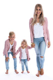 Beau Hudson Signature Cardigan- Rose