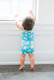 Sunny Hooded Shortie Tank Romper- Final Sale